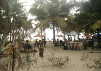 Beach side restaurant - Mararri Beach - Kerala - India