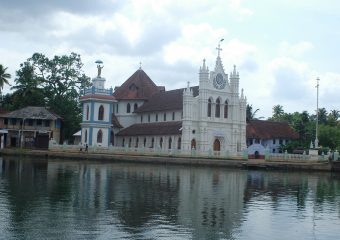 Church in backwaters - Kerala - South India