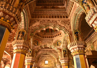 Thanjare Palace - Murals in Saraswati Mahal - Art Gallery - Thanjavur - Tamilnadu - South - India