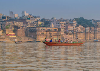 Boat ride in Varanasi cruising through the ghats to watch daily life in Varanasi is the best way - India