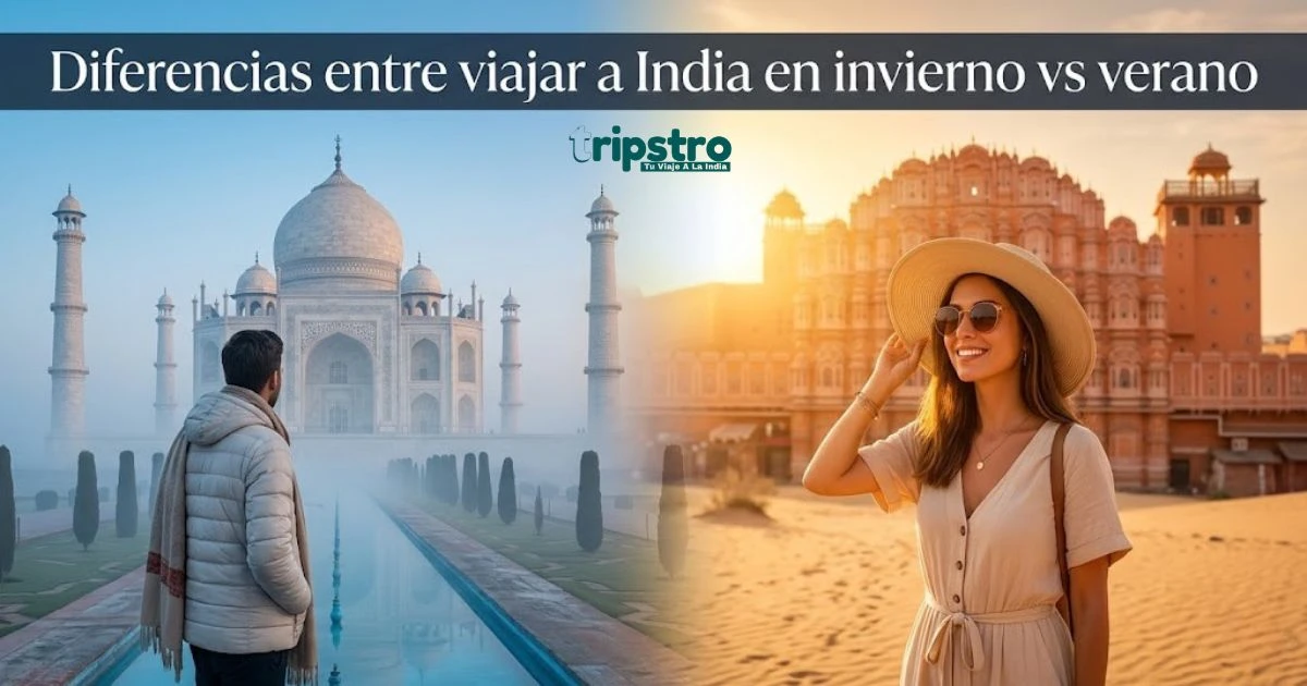 You are currently viewing Diferencias entre viajar a India en invierno vs verano