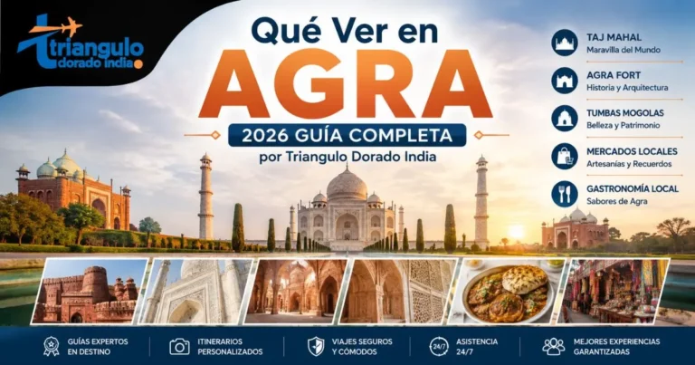 Read more about the article Qué Ver en Agra: 2026 Guía Completa por Triangulo Dorado India