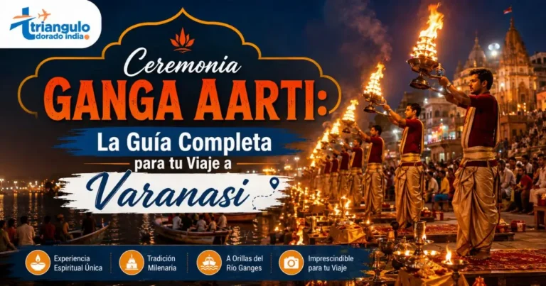 Read more about the article Ceremonia Ganga Aarti: La Guía Completa para tu Viaje a Varanasi