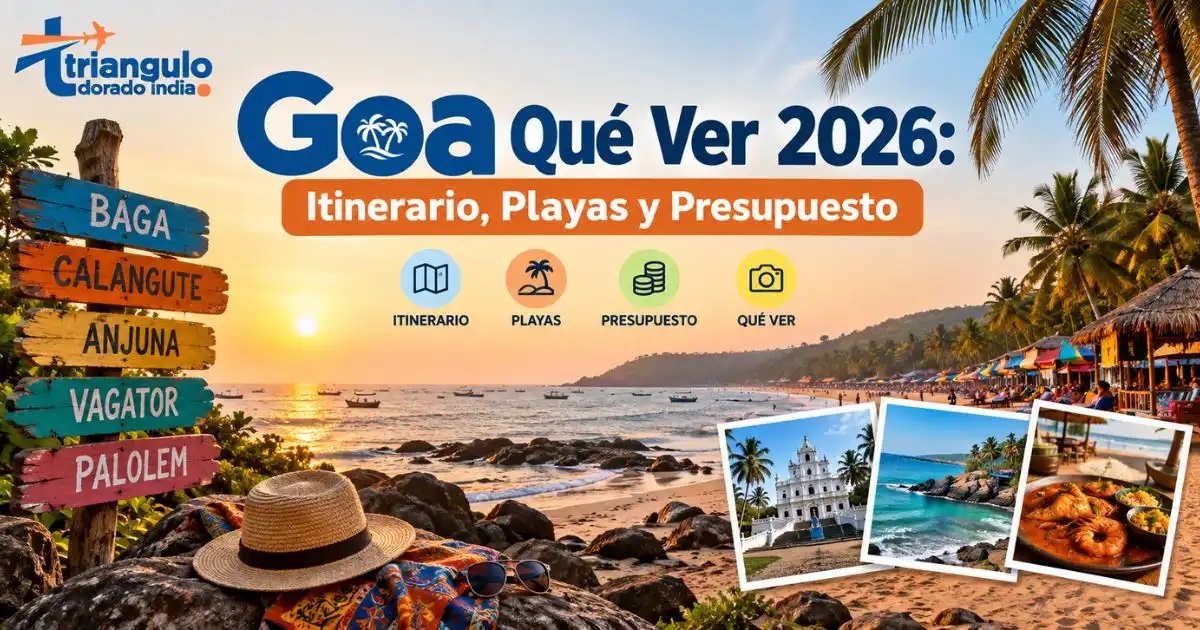 You are currently viewing Goa Qué Ver 2026: Itinerario, Playas y Presupuesto