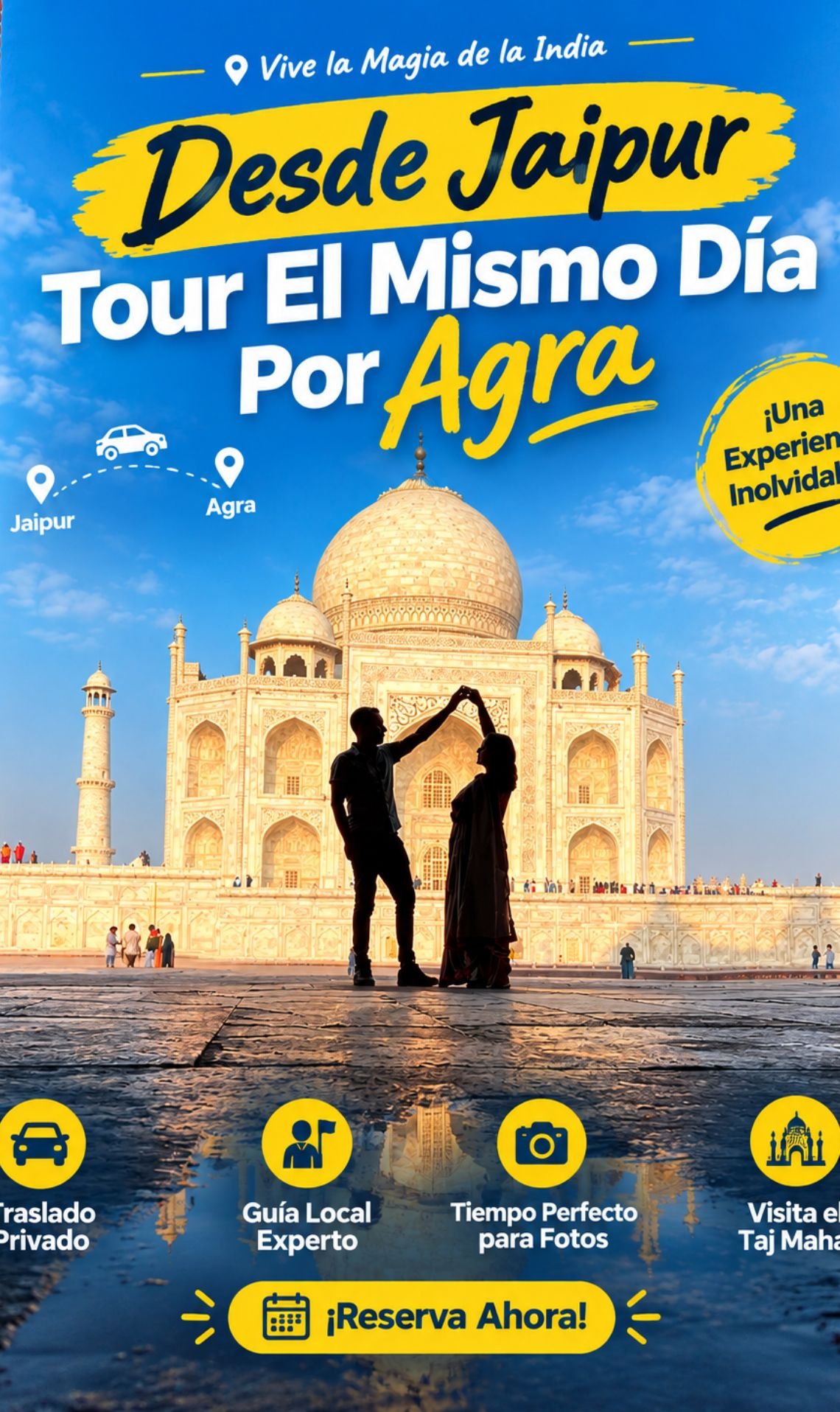 Desde Jaipur Tour El Mismo Día por Agra